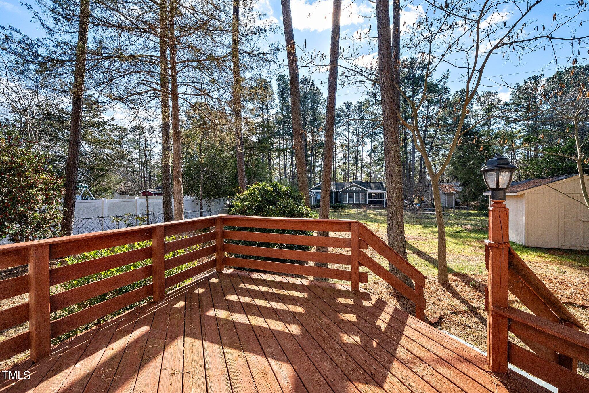 5705 Timber Ridge Drive Raleigh, NC 27609 - Photo 27 of 31 a view of outdoor space with seating