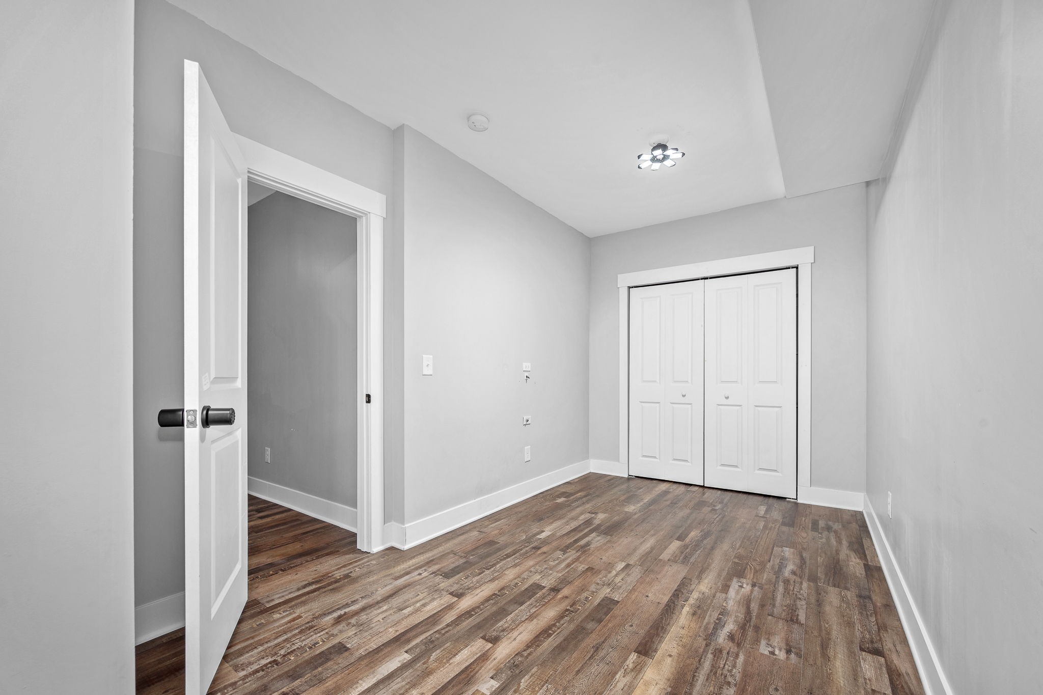 5296 Cross Plains Road White House, TN 37188 - Photo 56 of 87 a view of a hallway with wooden floor and closet