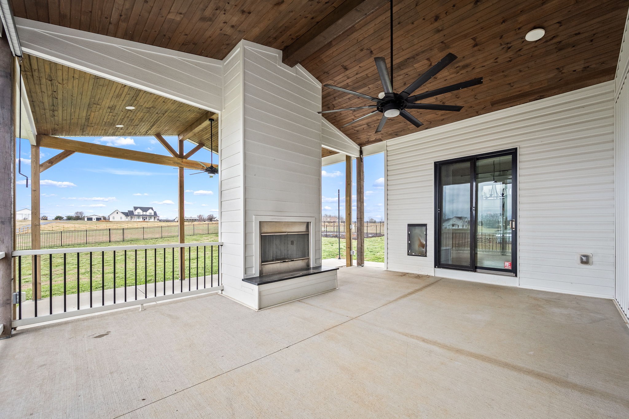 5296 Cross Plains Road White House, TN 37188 - Photo 62 of 87 a view of a porch with a floor to ceiling window