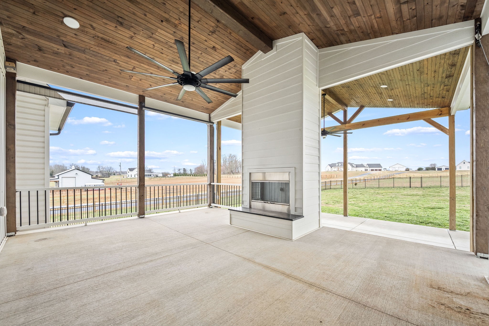 5296 Cross Plains Road White House, TN 37188 - Photo 63 of 87 a view of a porch with a floor to ceiling window