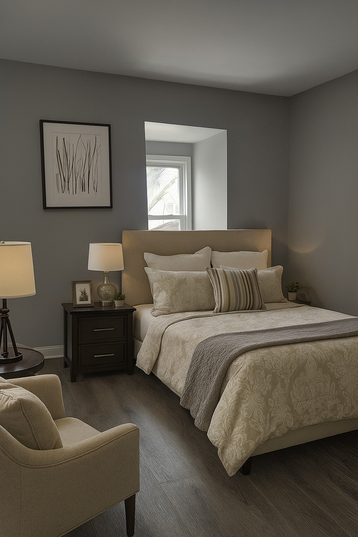 11531 South Perry Avenue Chicago, IL 60628 - Photo 11 of 16 a bedroom with a bed and a couch