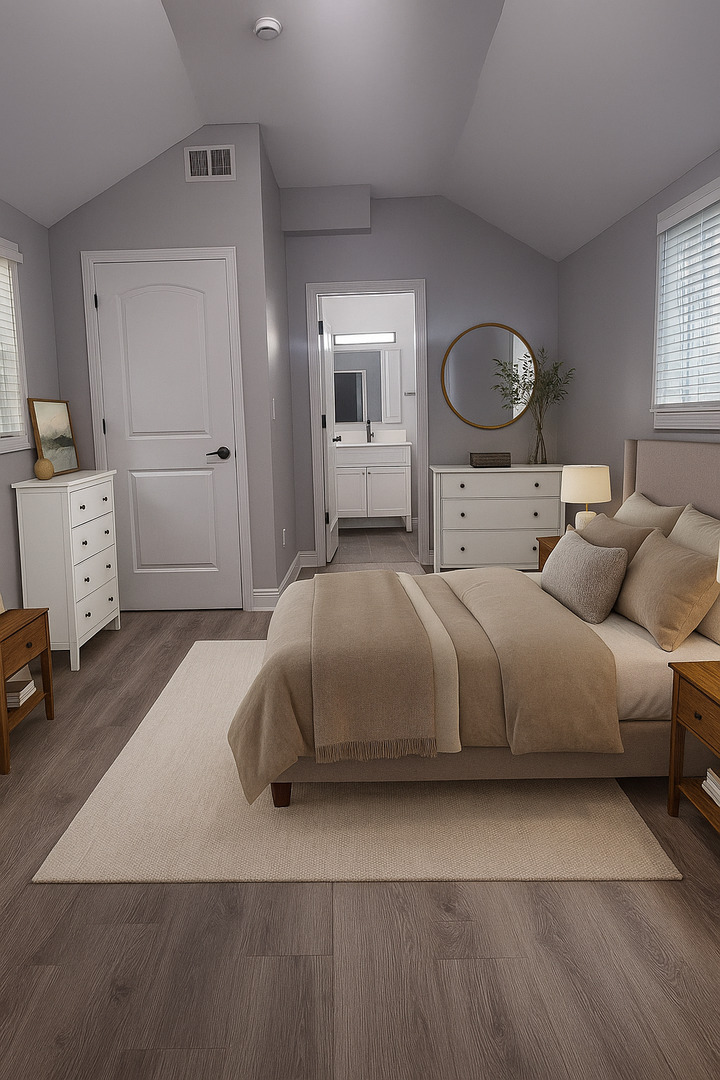 11531 South Perry Avenue Chicago, IL 60628 - Photo 9 of 16 a bedroom with a large bed and a dresser