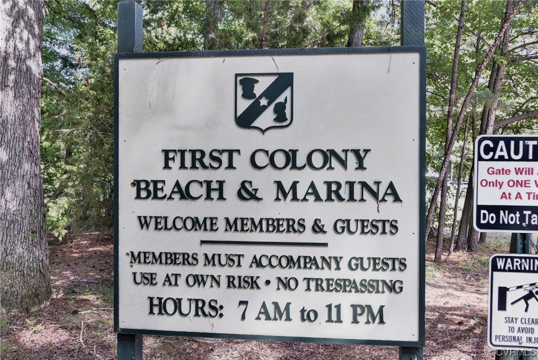 104 Lawnes Circle Williamsburg, VA 23185 - Photo 42 of 49 a sign on the side of a building