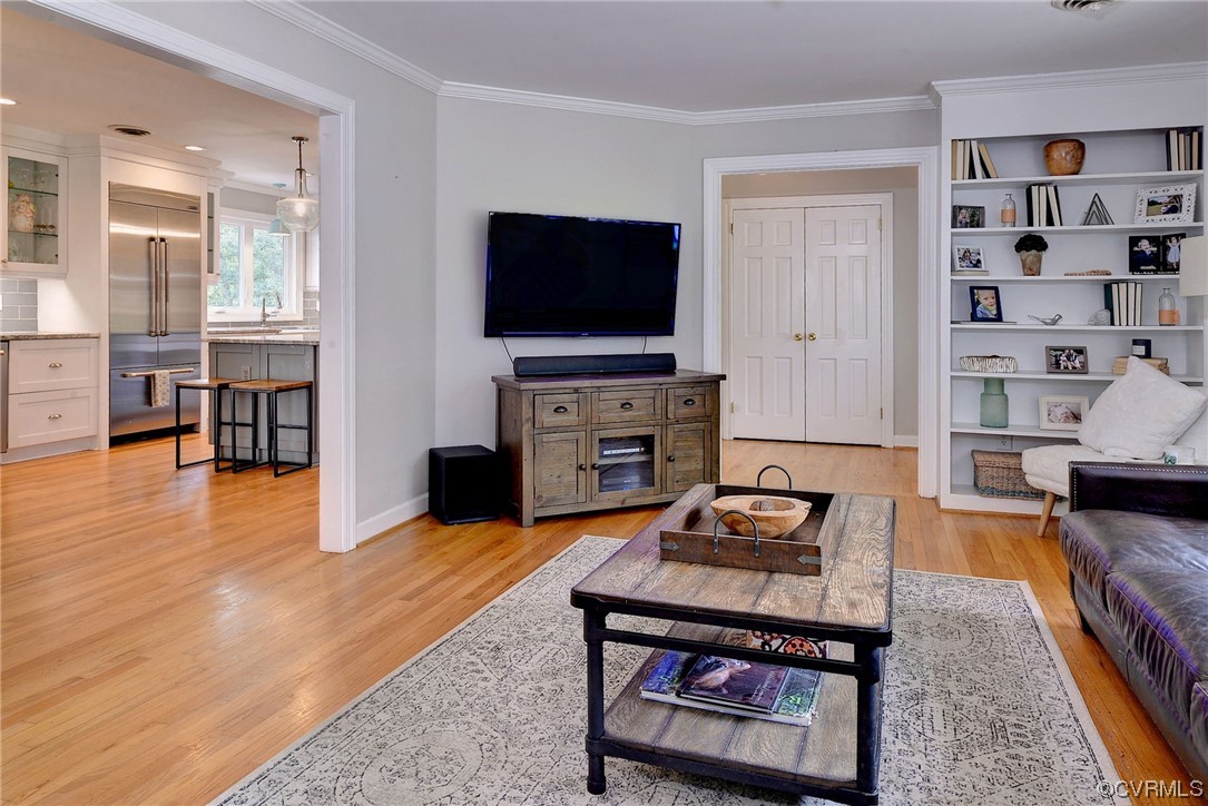 104 Lawnes Circle Williamsburg, VA 23185 - Photo 8 of 49 a living room with furniture and a flat screen tv