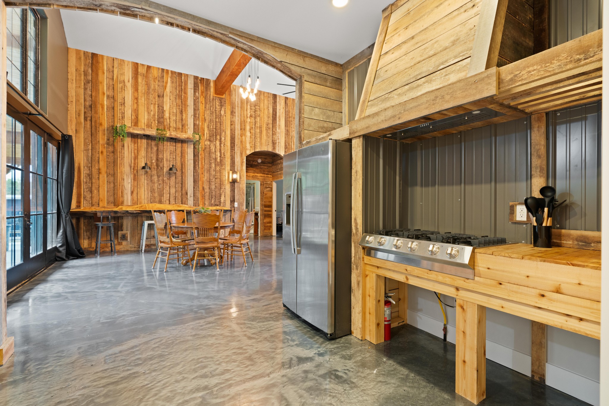 3320 Slayden-Marion Road Cumberland Furnace, TN 37051 - Photo 34 of 43 an outdoor space with patio furniture and a flat screen tv