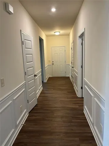 a view of a indoor garage