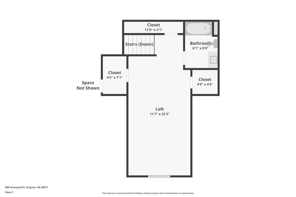 488 Townsend Street Grayson, GA 30017 - Photo 29 of 40 a picture of a floor plan