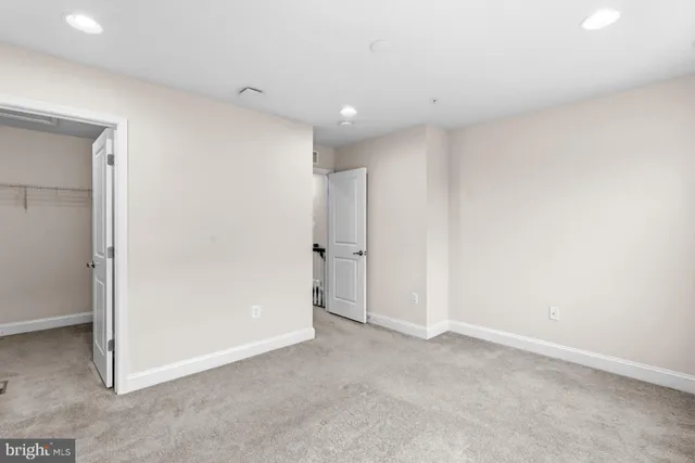 a view of an empty room