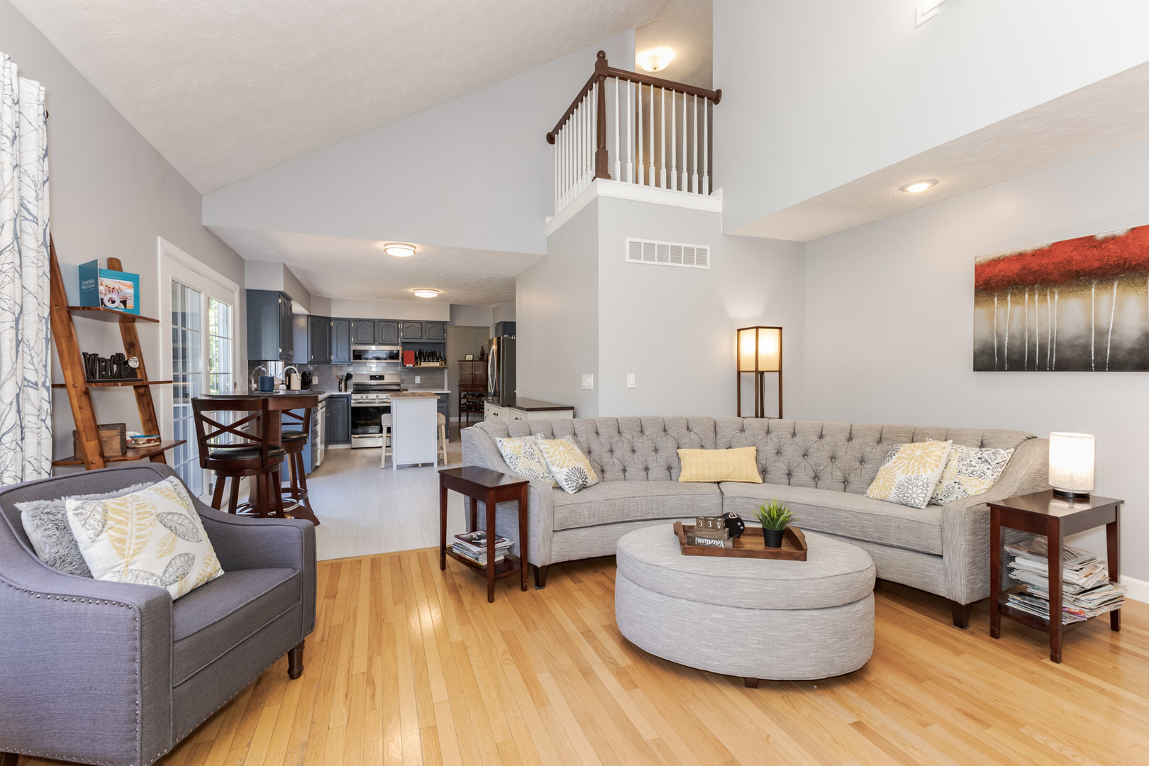 3308 Cumbria Drive Bloomington, IL 61704 - Photo 20 of 48 a living room with furniture and a wooden floor