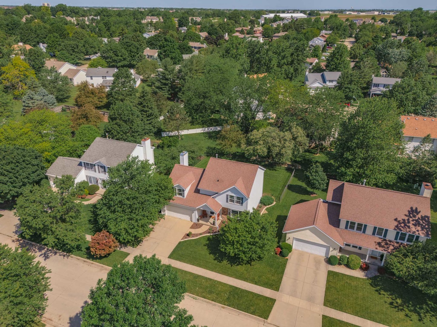 3308 Cumbria Drive Bloomington, IL 61704 - Photo 48 of 48 an aerial view of a house with yard swimming pool and outdoor seating