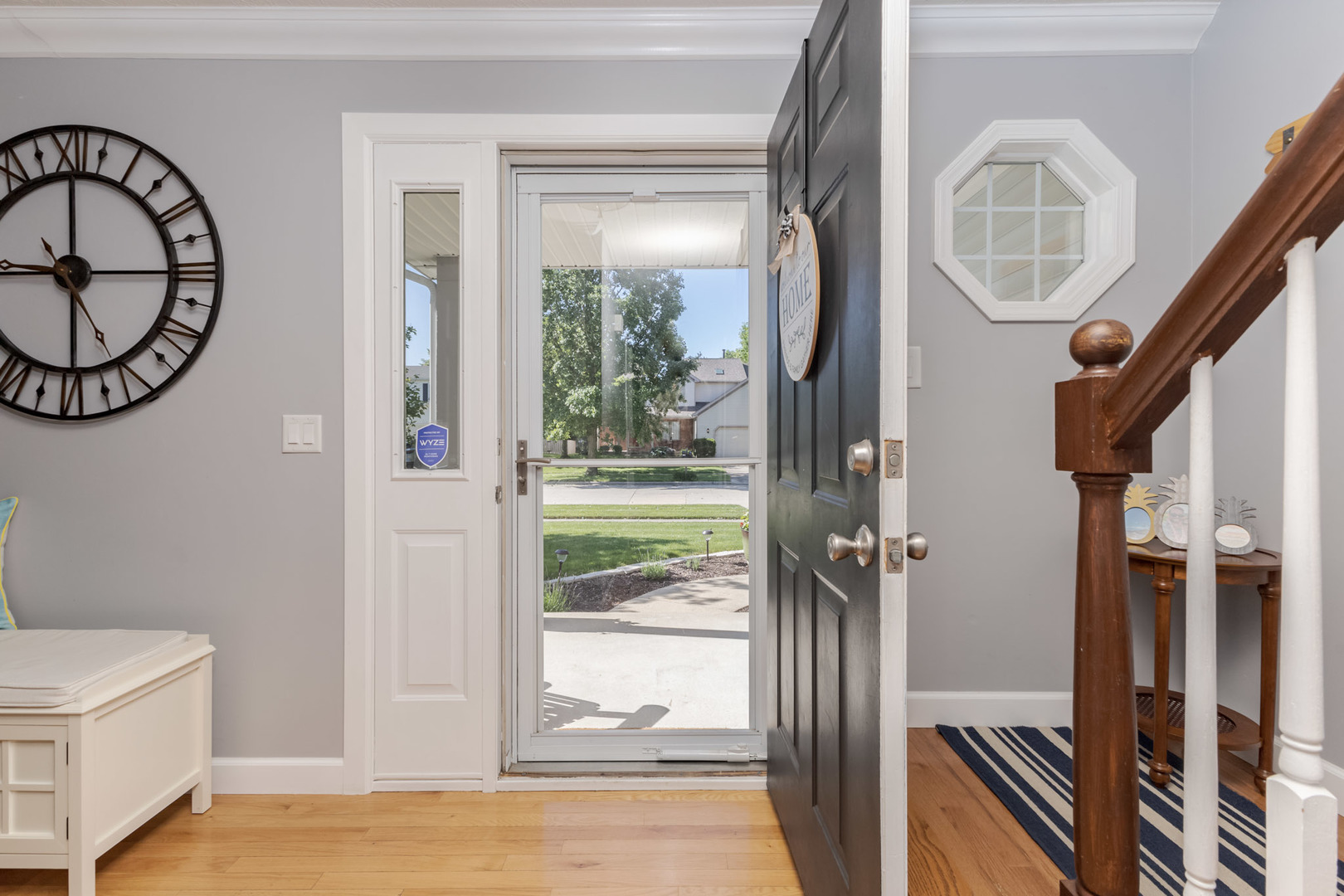 3308 Cumbria Drive Bloomington, IL 61704 - Photo 6 of 48 a view of a hallway with wooden floor and entryway