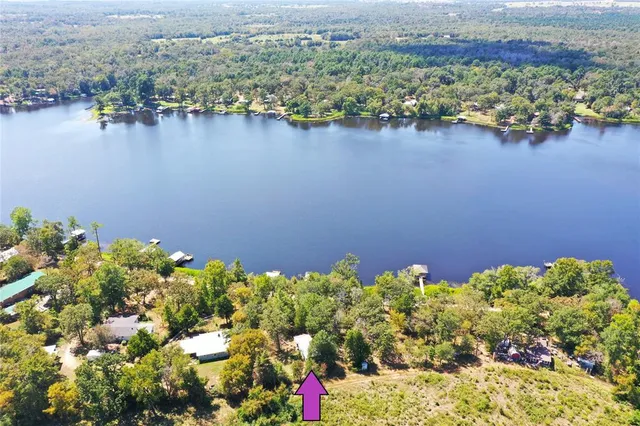 a view of a lake with a mountain view