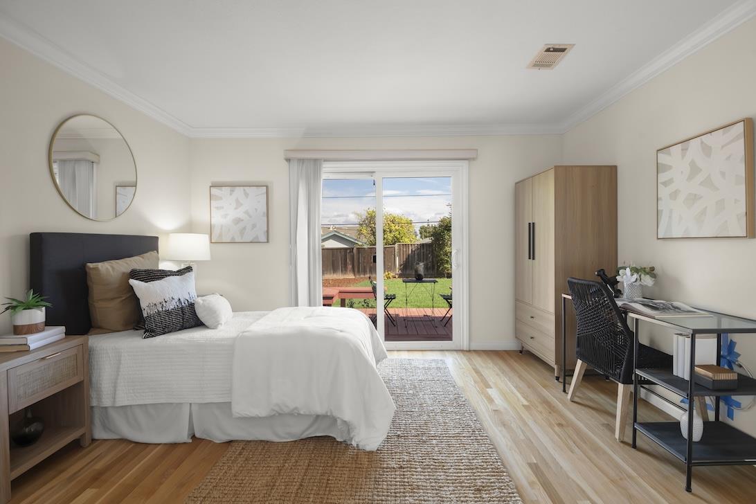 2510 Villanova Road San Jose, CA 95130 - Photo 12 of 21 a bedroom with a bed a dresser next to a window