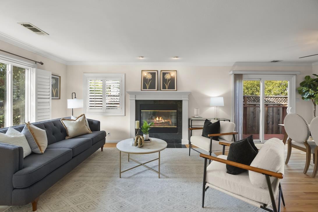 2510 Villanova Road San Jose, CA 95130 - Photo 3 of 21 a living room with furniture and a fireplace