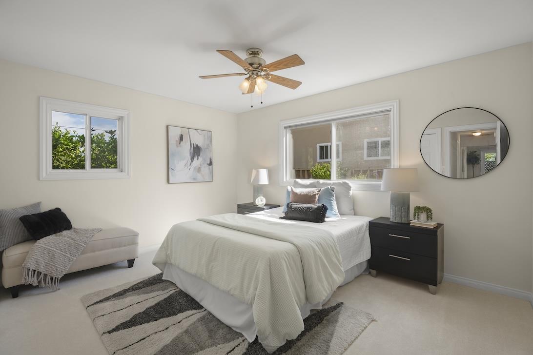 2510 Villanova Road San Jose, CA 95130 - Photo 9 of 21 a bedroom with a bed a couch and a window