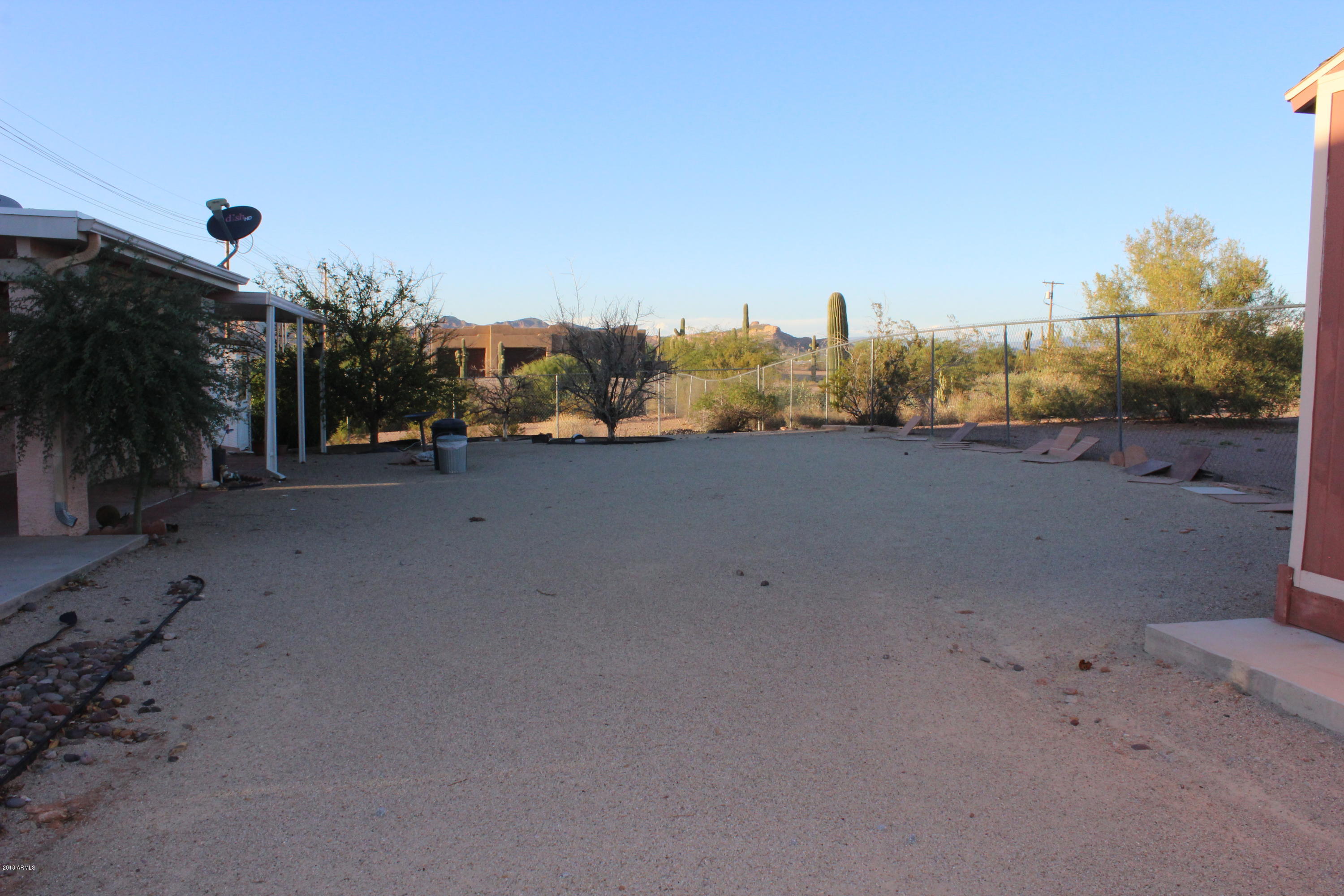 1351 North Tomahawk Road Apache Junction, AZ 85119 - Photo 31 of 43 Lot looking South to North