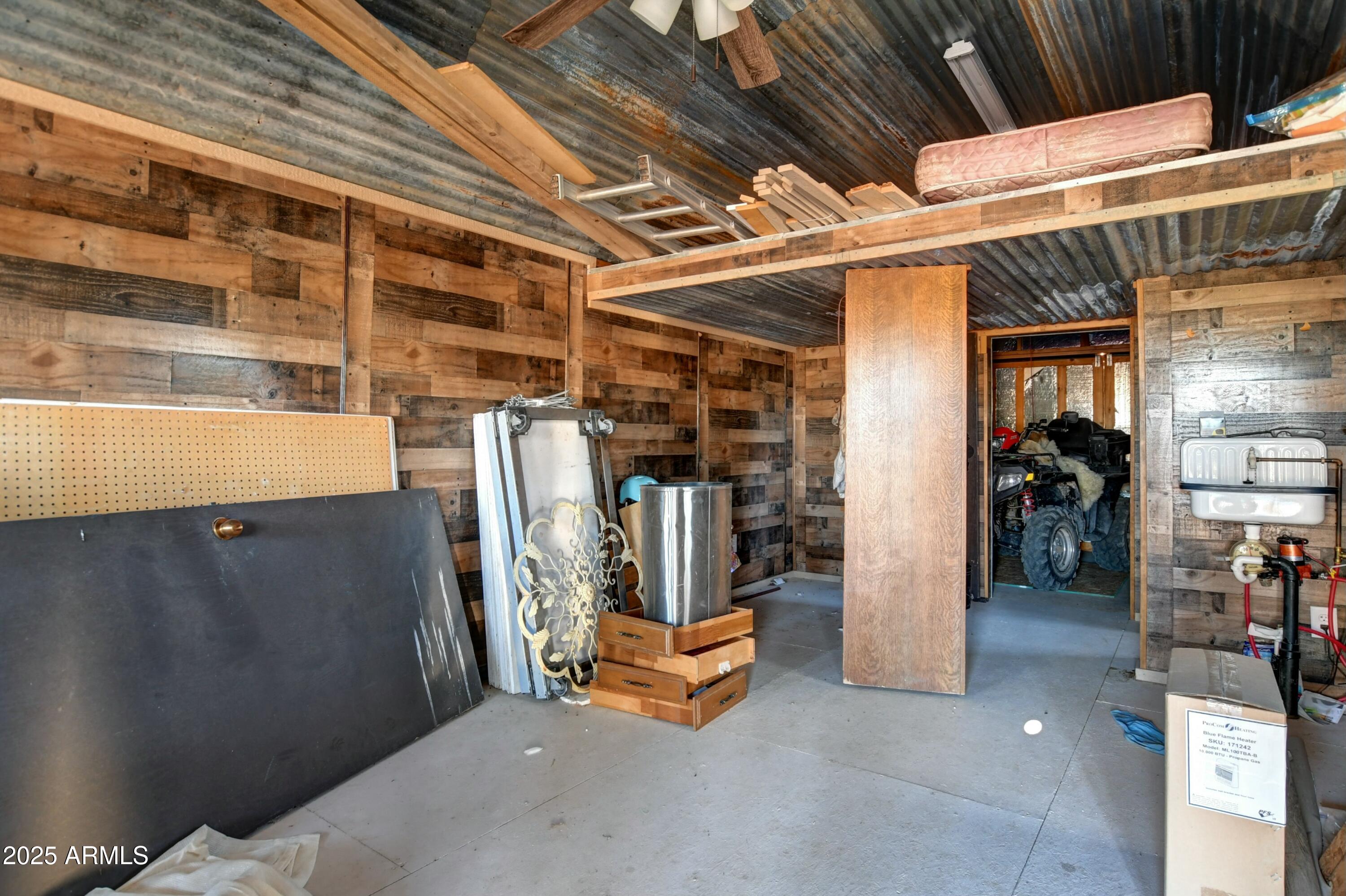 10777 West Raging Crab Road Ash Fork, AZ 86320 - Photo 19 of 45 Shed interior