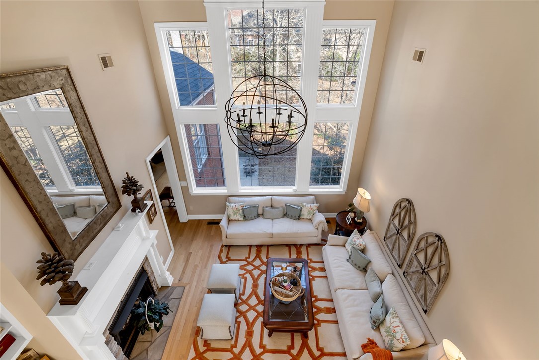 209 Riverbirch Run Clemson, SC 29631 - Photo 28 of 50 View of the Living Room from the Second Floor Balcony