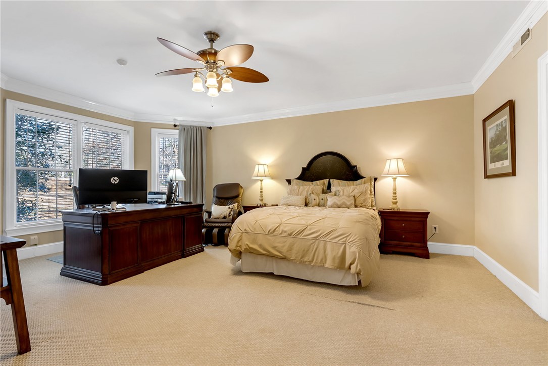 209 Riverbirch Run Clemson, SC 29631 - Photo 33 of 50 Large 5th Bedroom (and/or Office) with Ensuite Bath on Terrace Level