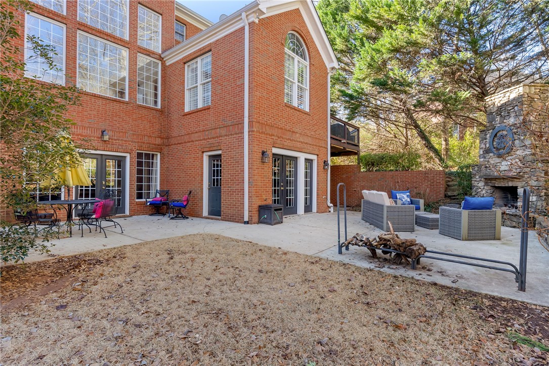 209 Riverbirch Run Clemson, SC 29631 - Photo 37 of 50 Outdoor Patio/Courtyard with Fireplace