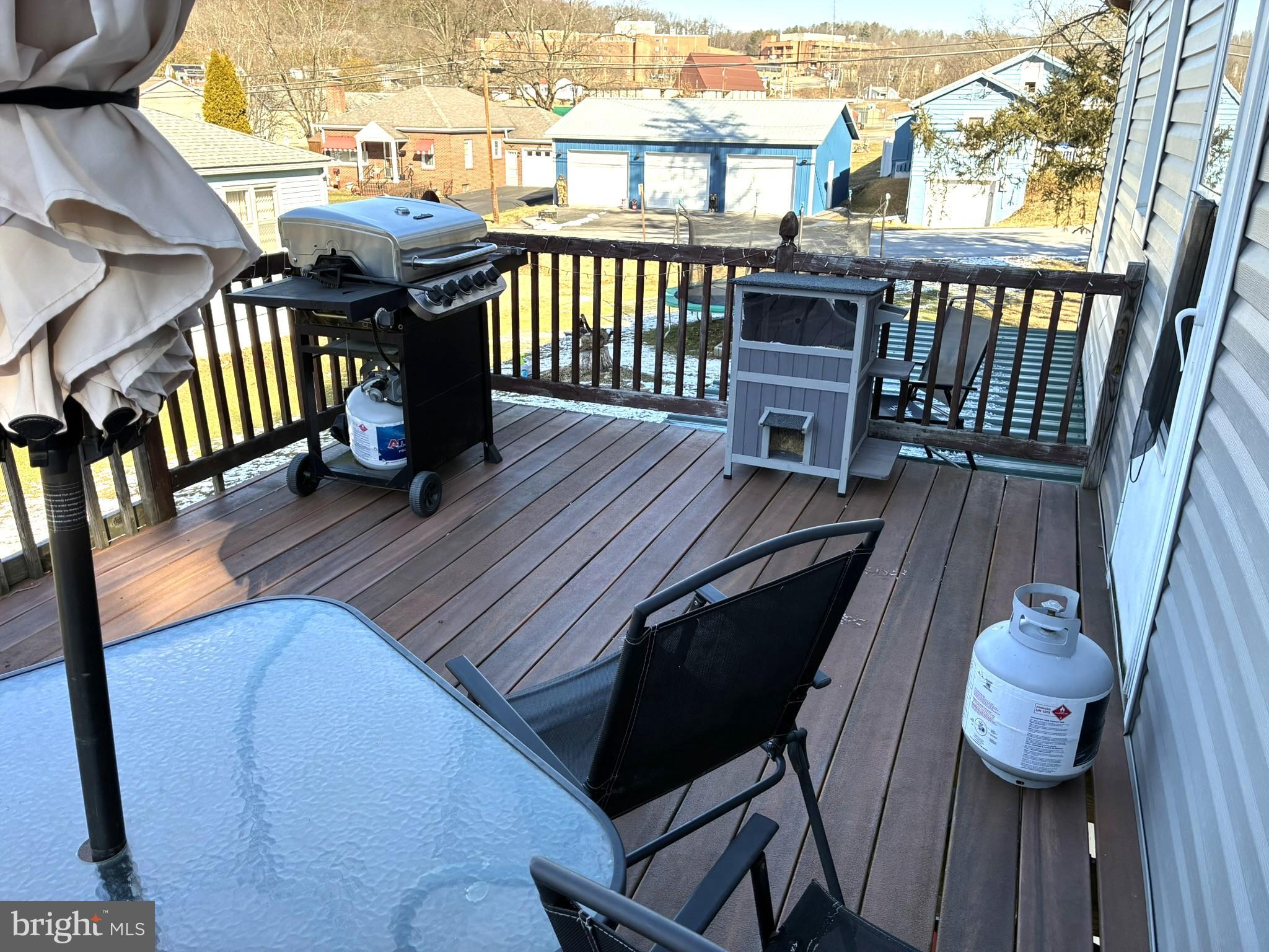 421 James Street Lock Haven, PA 17745 - Photo 32 of 34 Sunny deck with grill and scenic views.