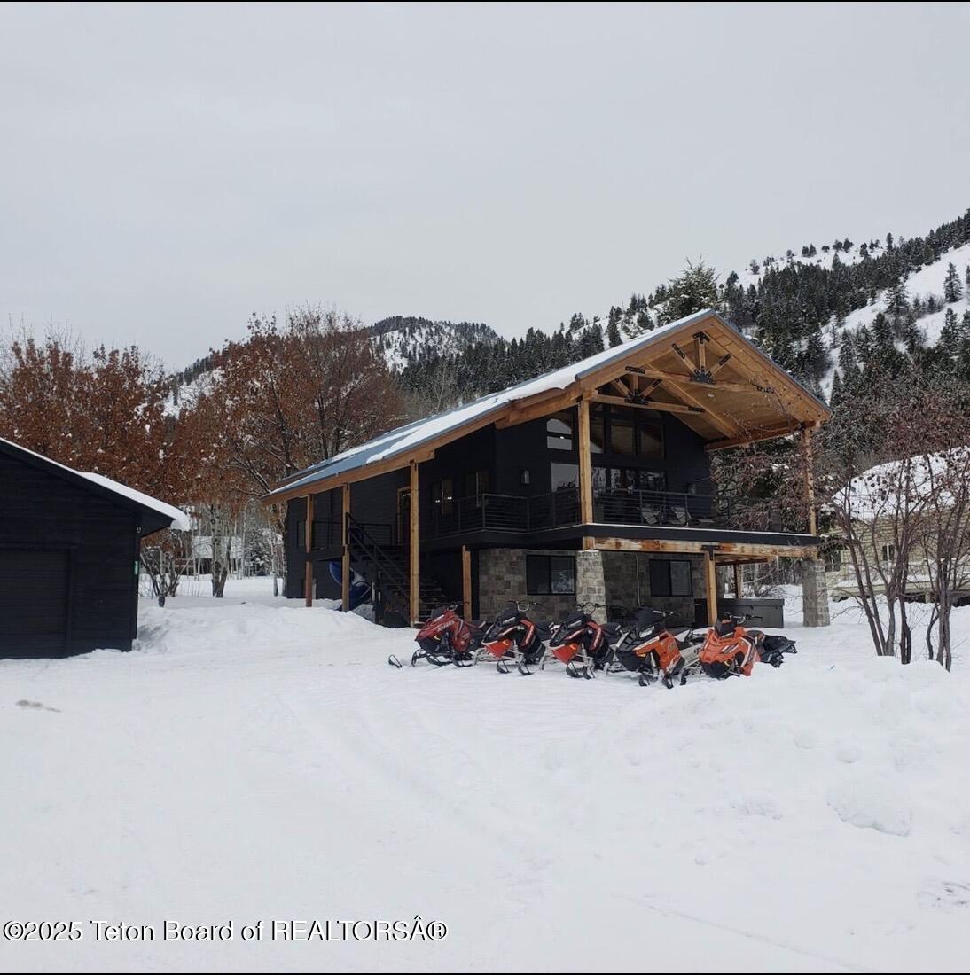 121 Canyon Pines Way Star Valley Ranch, WY 83127 - Photo 33 of 36 Snowmobiling Haven!