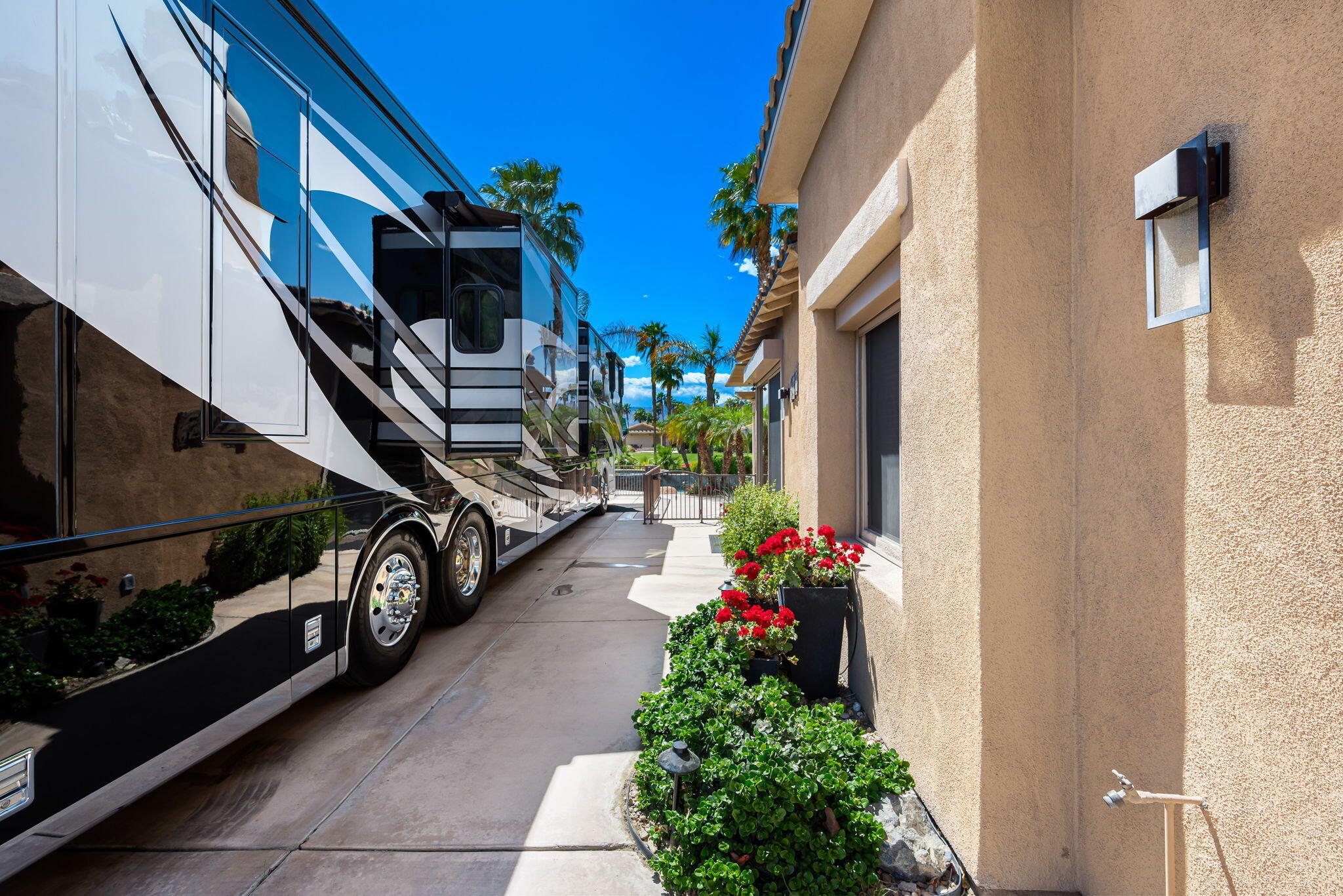 48170 Hjorth Street, Unit 74 Indio, CA 92201 - Photo 5 of 37 a view of outdoor space and deck