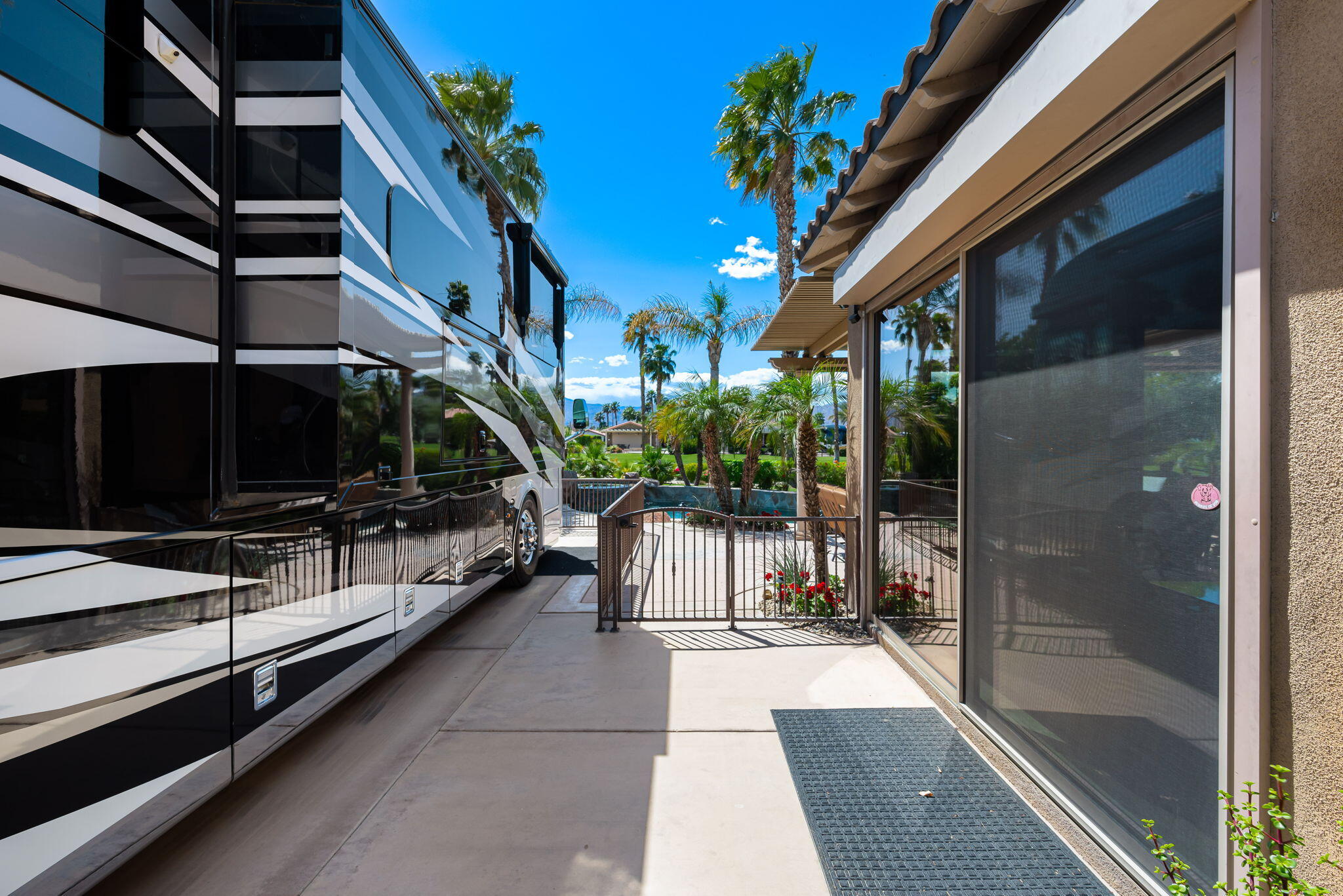 48170 Hjorth Street, Unit 74 Indio, CA 92201 - Photo 6 of 37 a view of balcony with couch