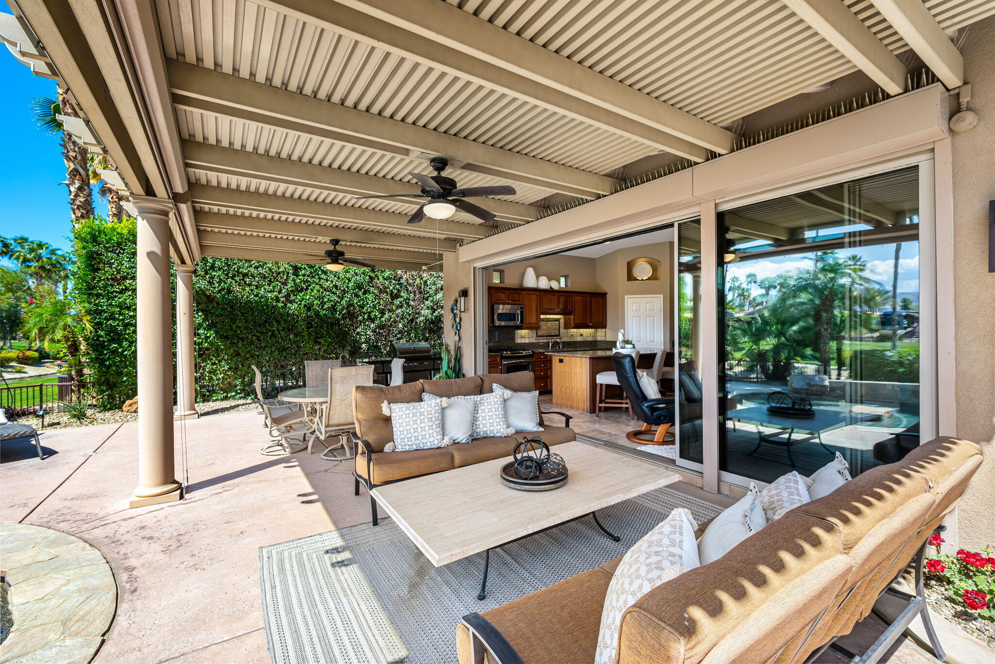 48170 Hjorth Street, Unit 74 Indio, CA 92201 - Photo 9 of 37 a outdoor space with furniture