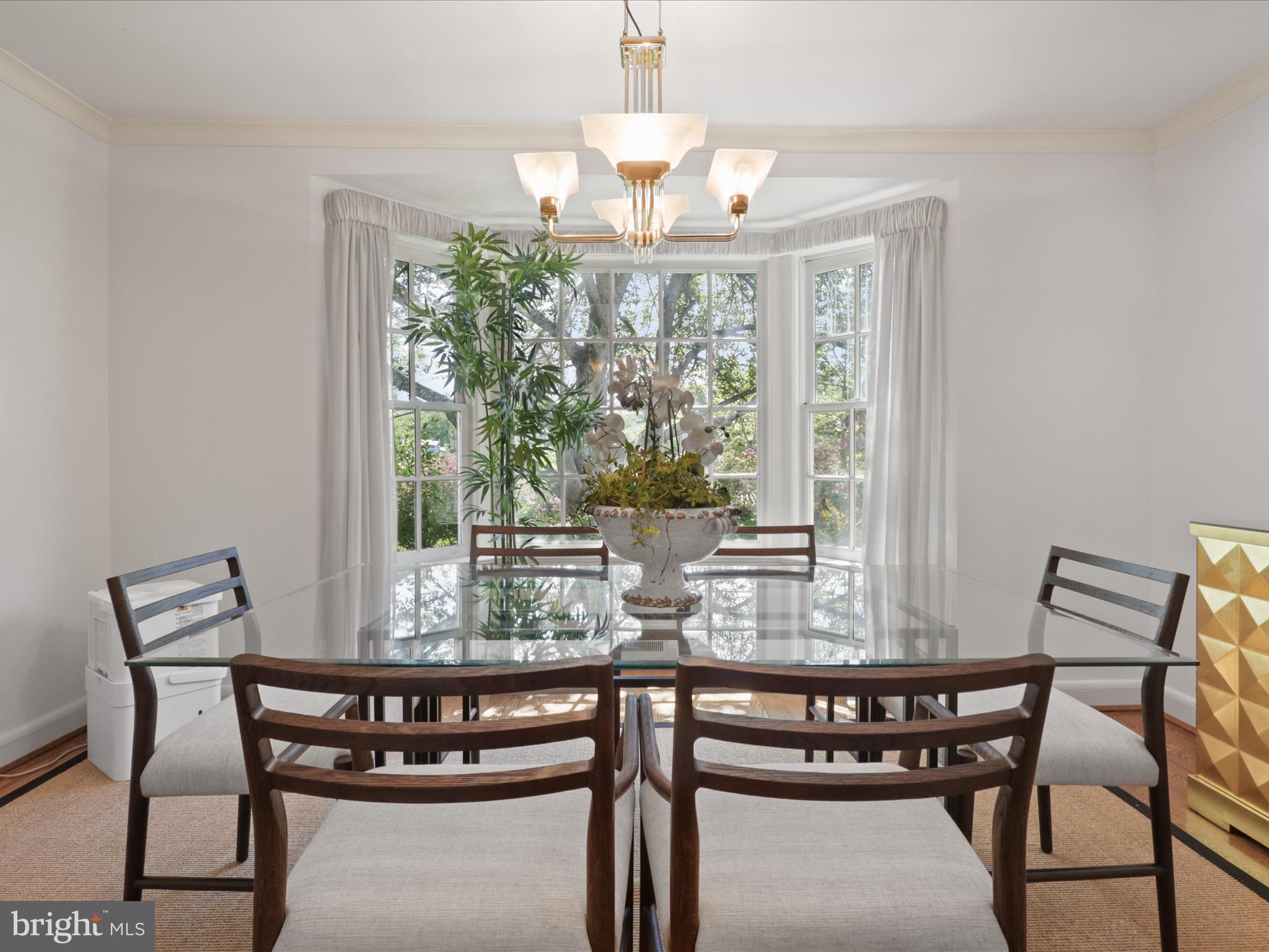 4725 Rock Spring Road Arlington, VA 22207 - Photo 8 of 59 a view of a dining room with furniture window and outside view