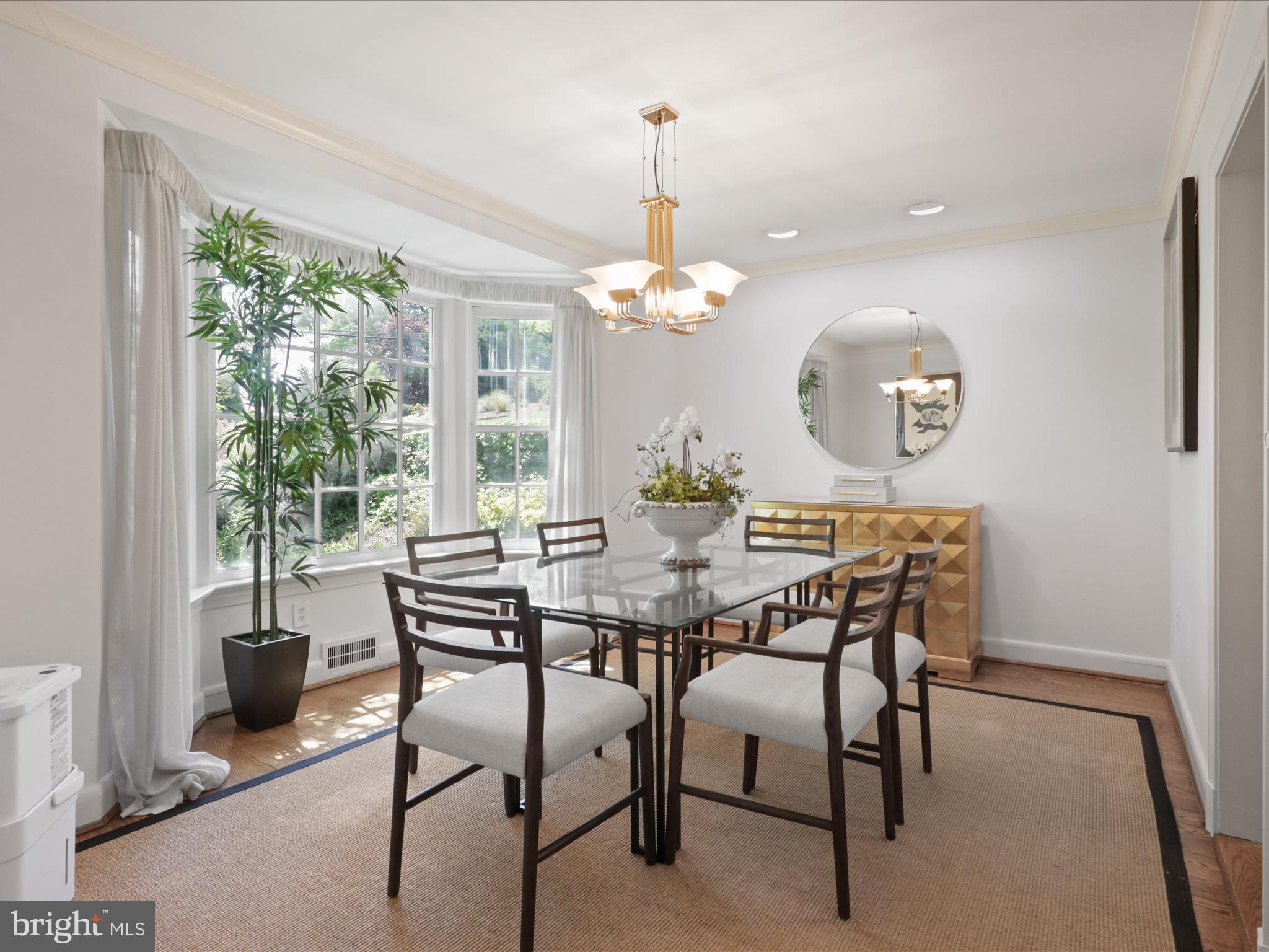 4725 Rock Spring Road Arlington, VA 22207 - Photo 9 of 59 a view of a dining room with furniture window and outside view