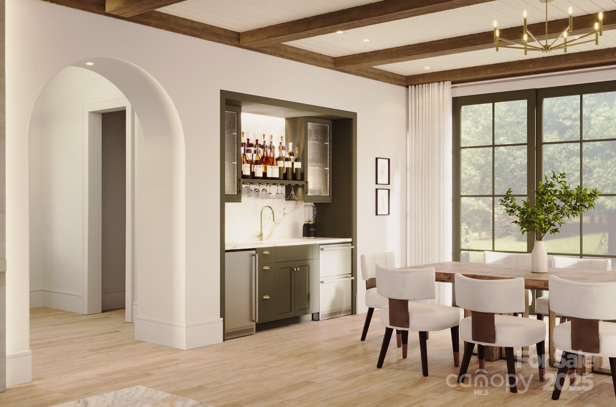 0 Cook Cove Road, Unit 2 Weaverville, NC 28787 - Photo 14 of 38 a view of a dining room with furniture and window