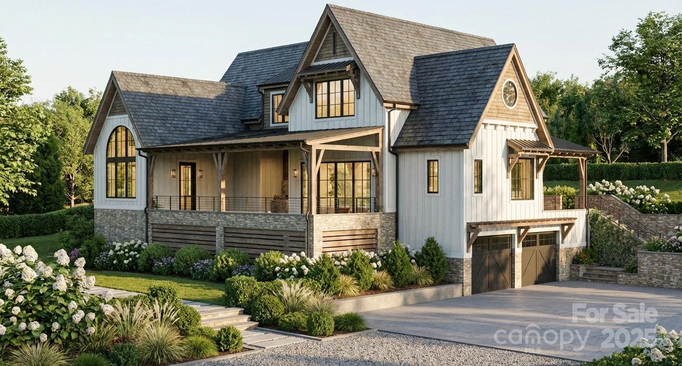 0 Cook Cove Road, Unit 2 Weaverville, NC 28787 - Photo 7 of 38 a front view of a house with a garden