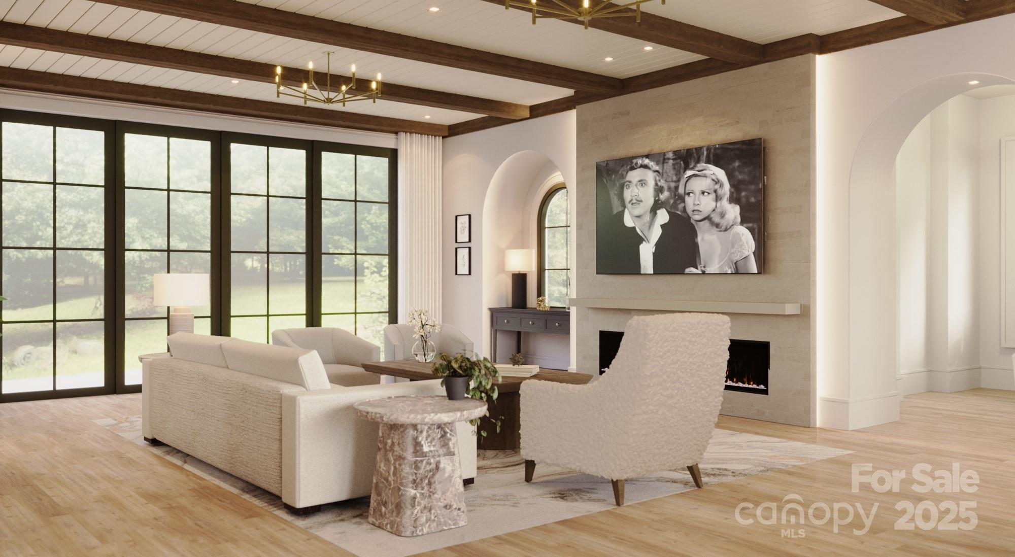 0 Cook Cove Road, Unit 2 Weaverville, NC 28787 - Photo 10 of 38 a living room with furniture and a window with outer view