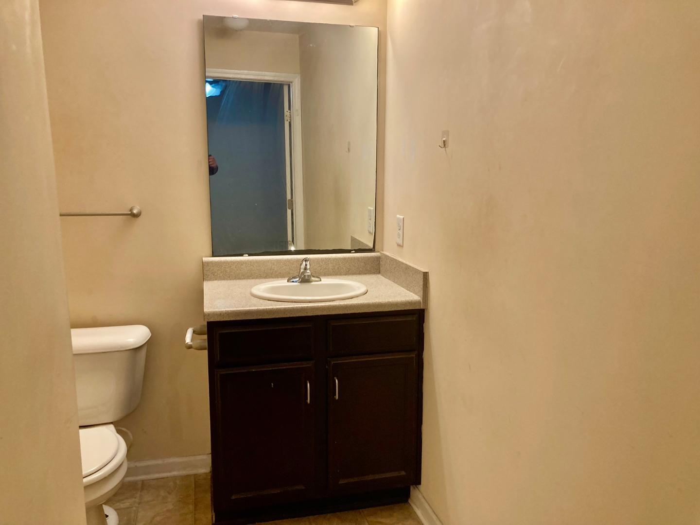 1501 Graduate Lane, Unit 103 Raleigh, NC 27606 - Photo 4 of 9 a bathroom with a sink and a toilet