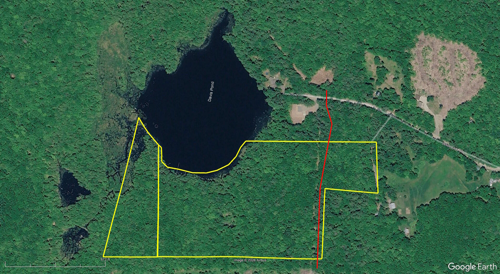 Lot 83-84 Off Jesse Ladd Road Vienna, ME 04360 - Photo 4 of 46 Aerial 1