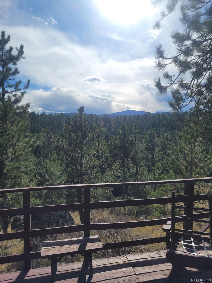 5162 South Rd A Evergreen, CO 80439 - Photo 14 of 26 a view of a balcony with trees