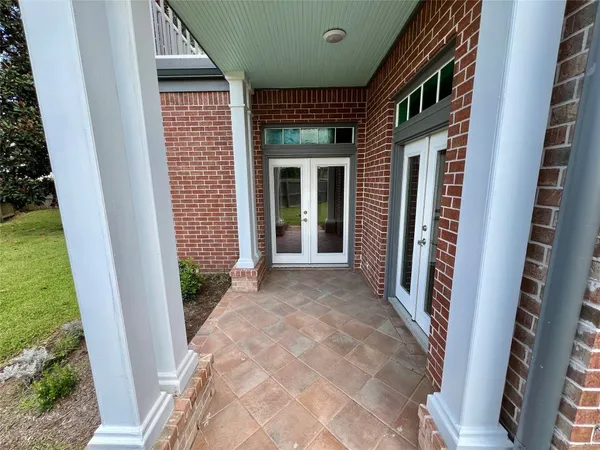 a view of an entryway door