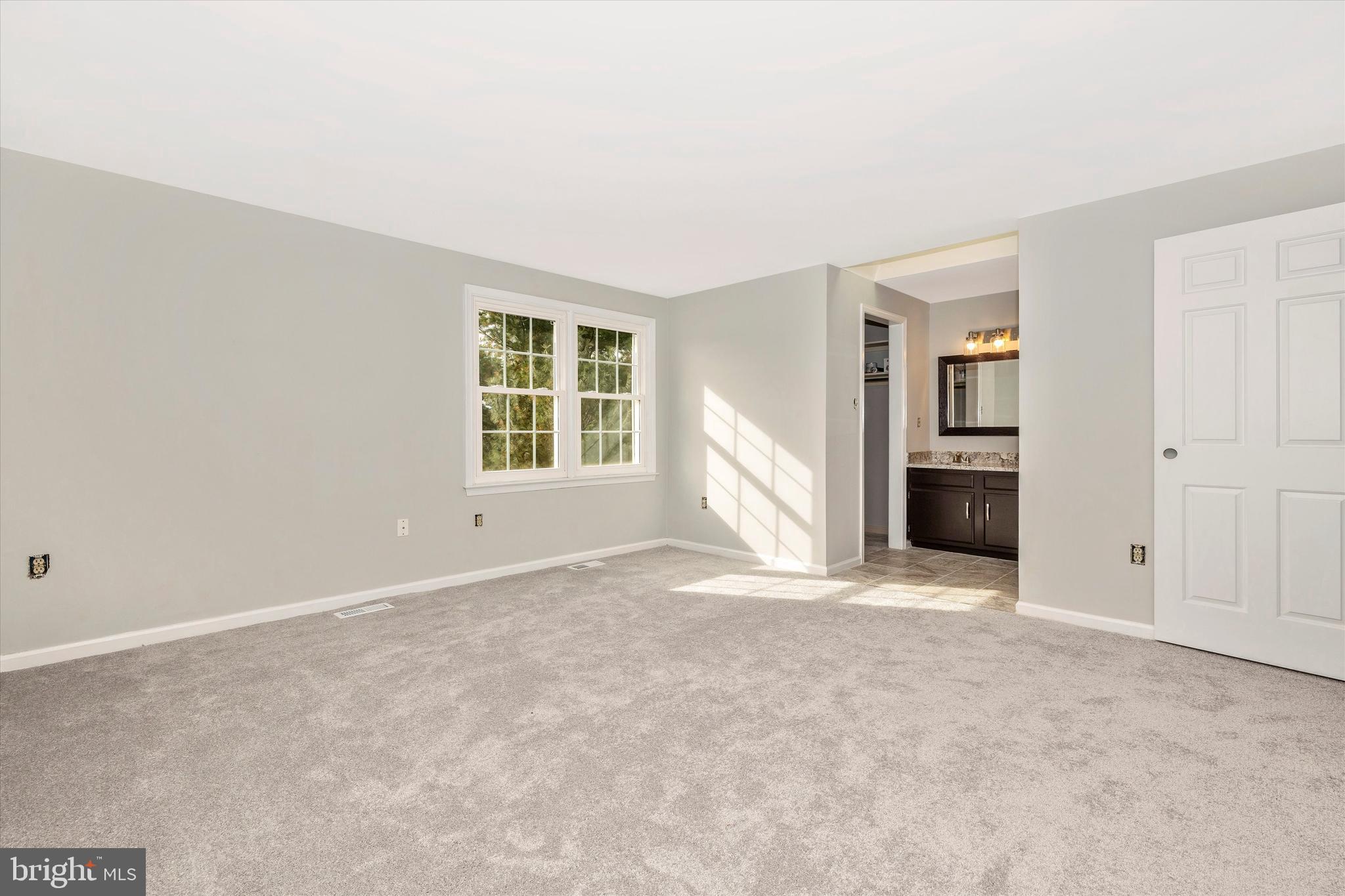 8001 Hollow Reed Court Frederick, MD 21701 - Photo 20 of 33 an empty room with windows and fireplace