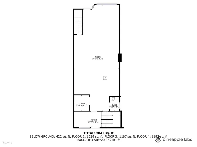 a picture of a bench in front of a wall