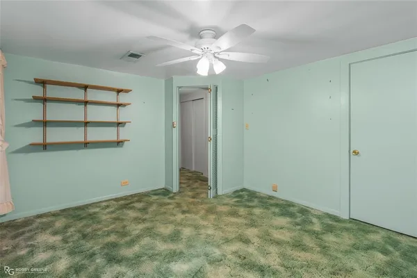 a view of an empty room