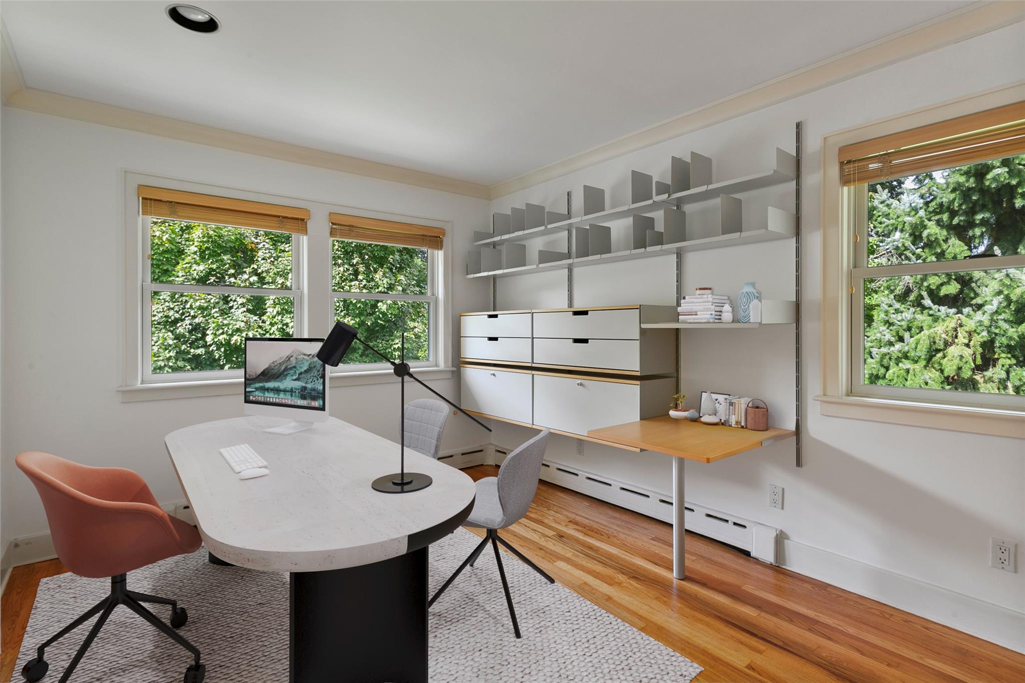 177 Clinton Avenue Dobbs Ferry, NY 10522 - Photo 17 of 29 a view of a dining room with furniture window and outside view