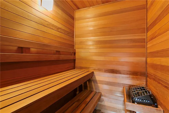 a bathroom with a sink and a shower