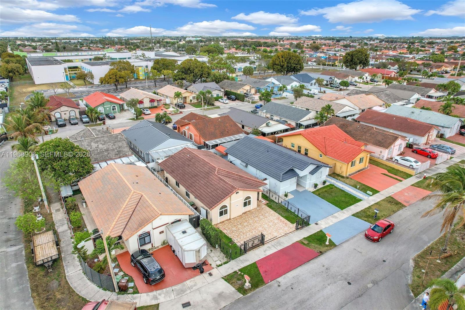 3289 West 70th Street Hialeah, FL 33018 - Photo 45 of 50 an aerial view of residential houses with outdoor space