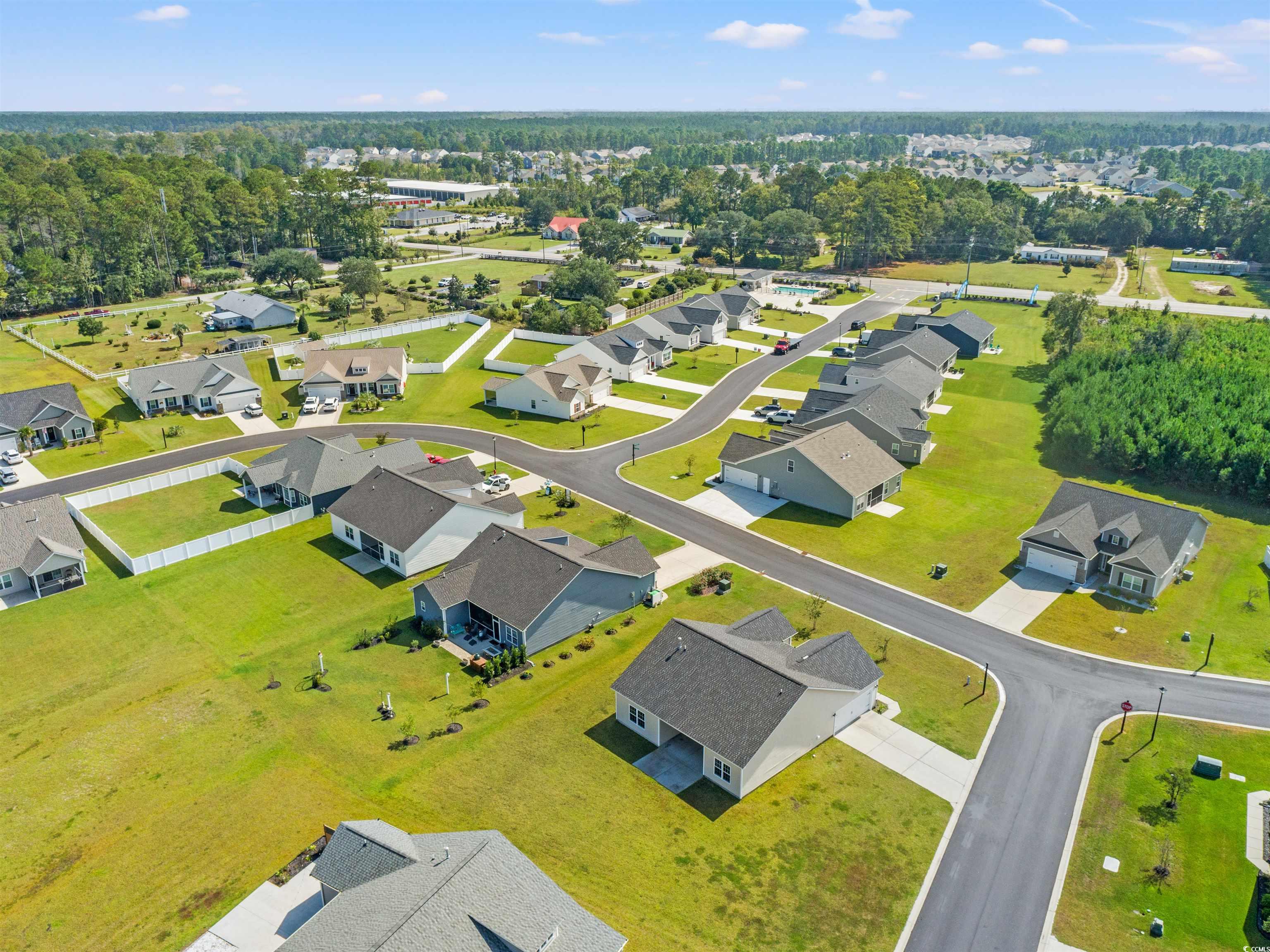 457 Hayloft Circle Conway, SC 29526 - Photo 31 of 33 Aerial view of residential area featuring a tree filled landscape