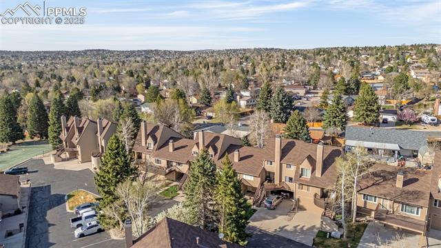 4990 Castledown Road Colorado Springs, CO 80917 - Photo 31 of 37 Bird's eye view with a residential view