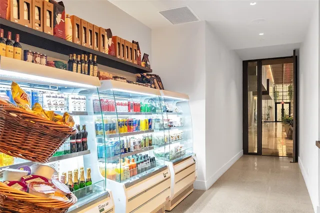 a view of a city with tall buildings