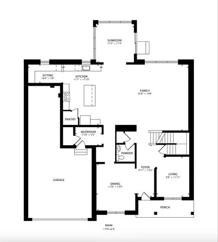 a picture of floor plan