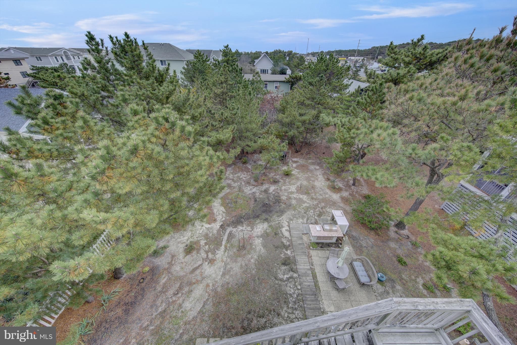 34 Short Road Bethany Beach, DE 19930 - Photo 34 of 54 View of Large Backyard from Crows Nest