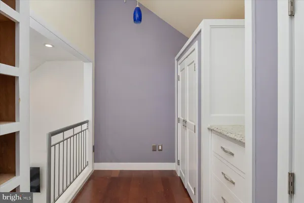 a very nice looking room with a ceiling fan